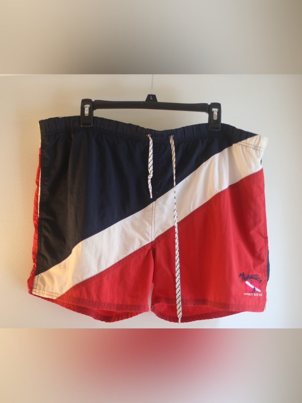 Vintage‎ Nautica Colorblock Swim Trunks | Men’s L